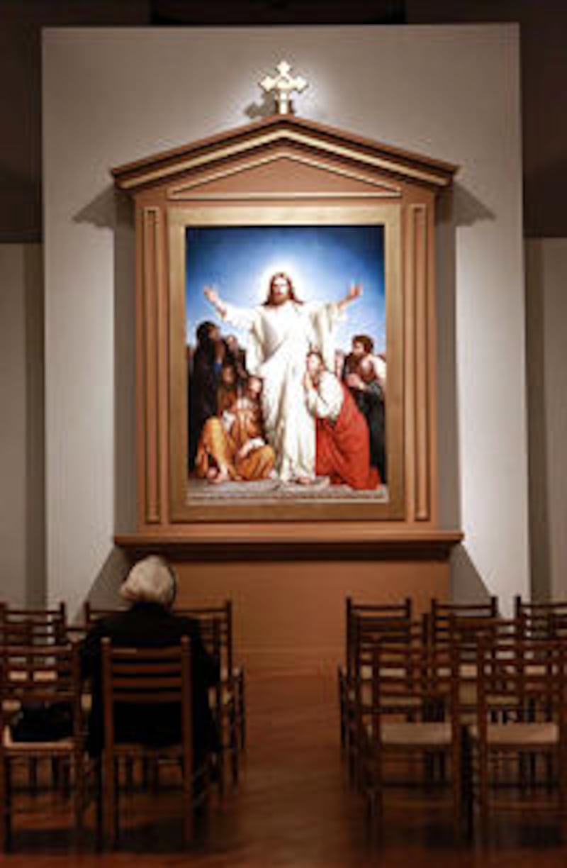 Christus Consolator, by Carl Bloch, is on display in a new exhibit called Sacred Gifts: The Religiou