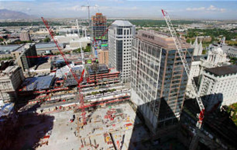 An aerial view of the City Creek project helps give a sense of the width and breadth of this massive