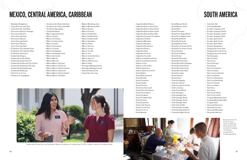 Part of the list of the 506 missions of The Church of Jesus Christ of Latter-day Saints.