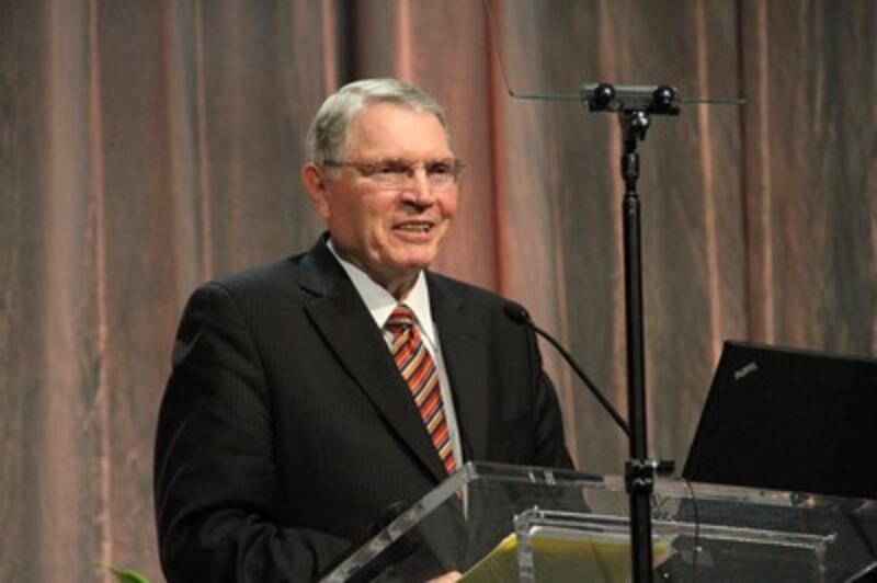 Elder Paul E. Koelliker of the Seventy speaks at RootsTech 2013.