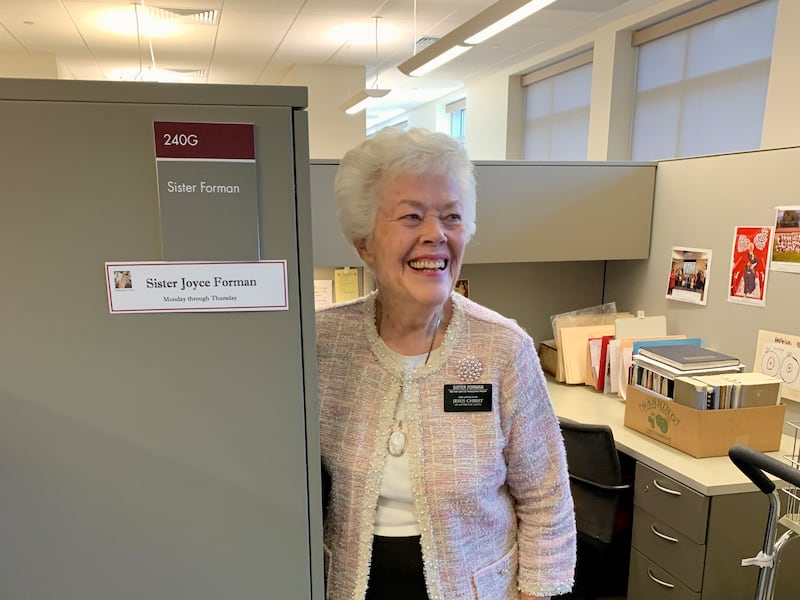 Sister Joyce Forman is a service missionary for the Church History Department’s Acquisition and Receiving Center.