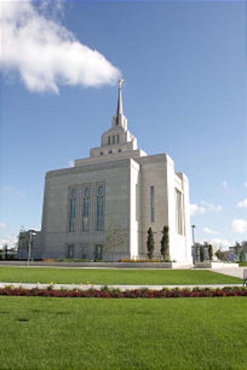 The Kyiv Ukraine Temple was dedicated by President Thomas S. Monson on Aug. 29, 2010.