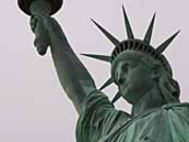 The Statue of Liberty has been a beacon to immigrants who entered the U.S. through the "golden door"