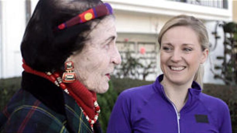 Betty Crowley and Rachael Crane visit. Sisters are invited during 2012 to participate in activities