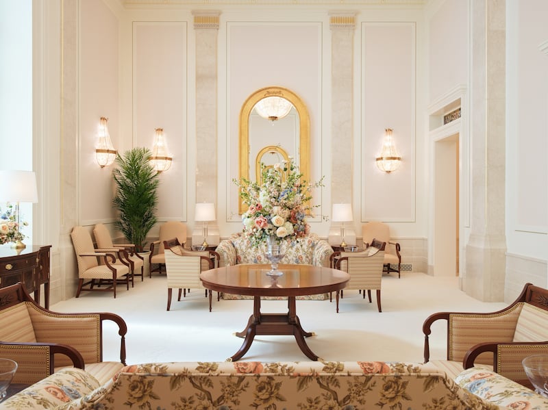 The celestial room of the Ephraim Utah Temple.