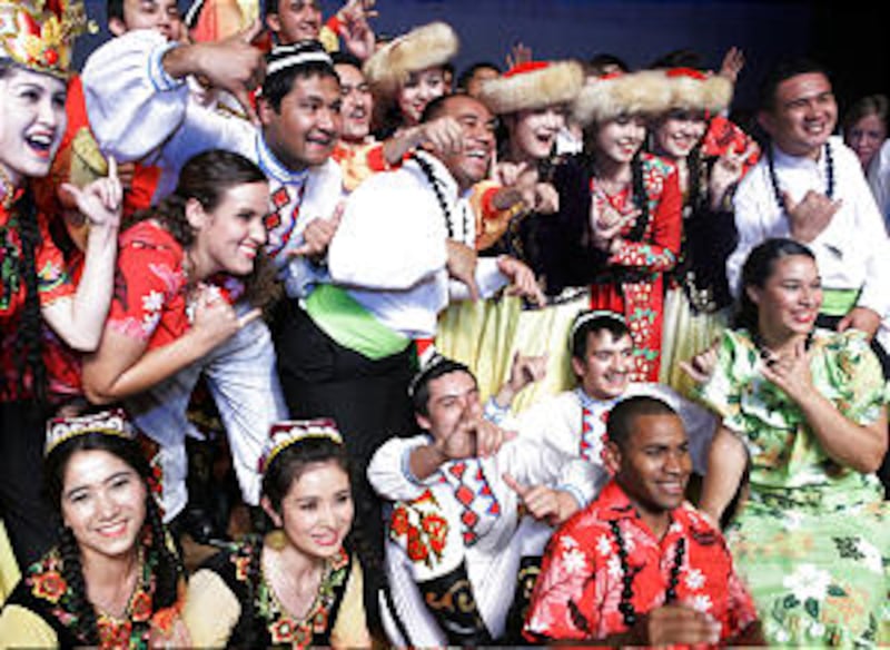 Most BYU-Hawaii Concert Choir performances in China were done in tandem with hosting groups, such as
