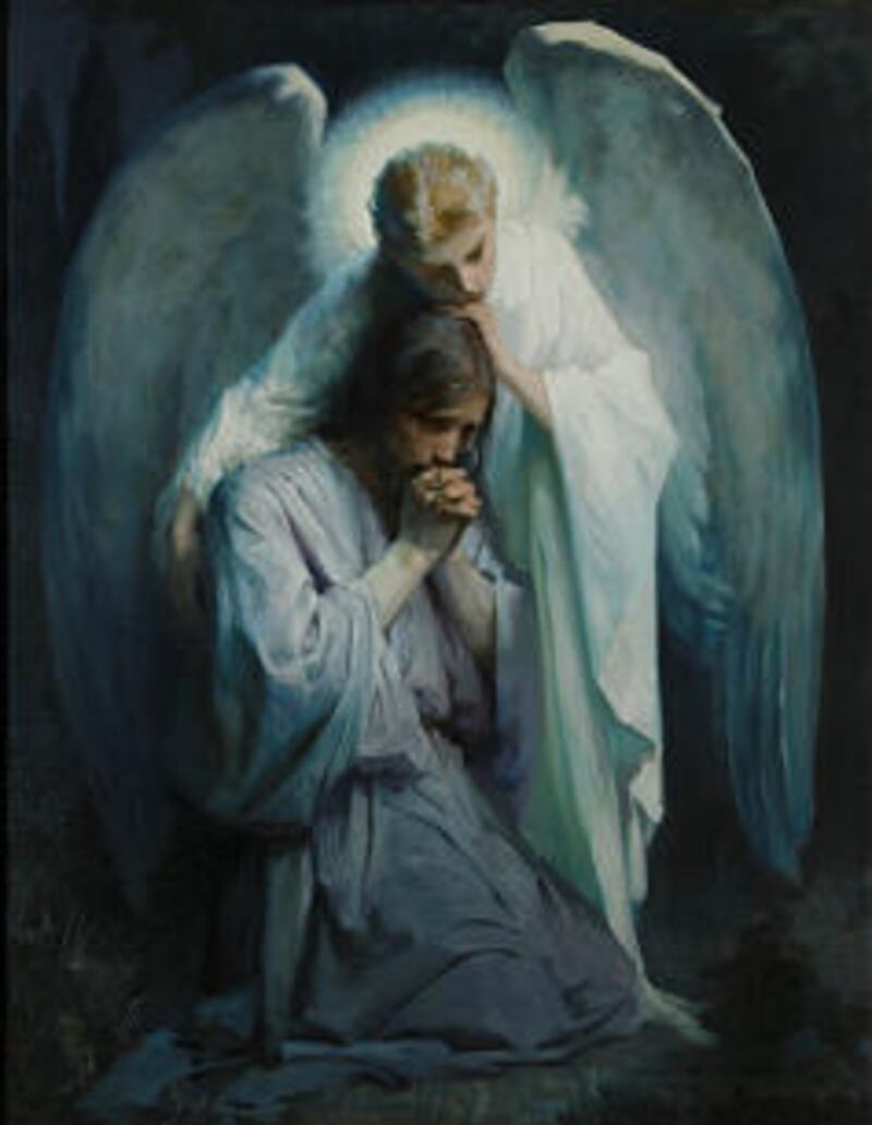 Heinrich Hofmann's "Portrait of Christ, the Savior," 1894; Riverside Church, New York City, N.Y.New
