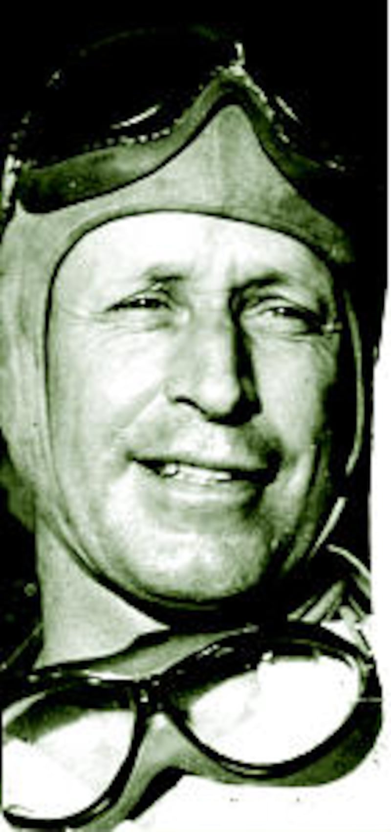 Ab Jenkins dons racing gear.