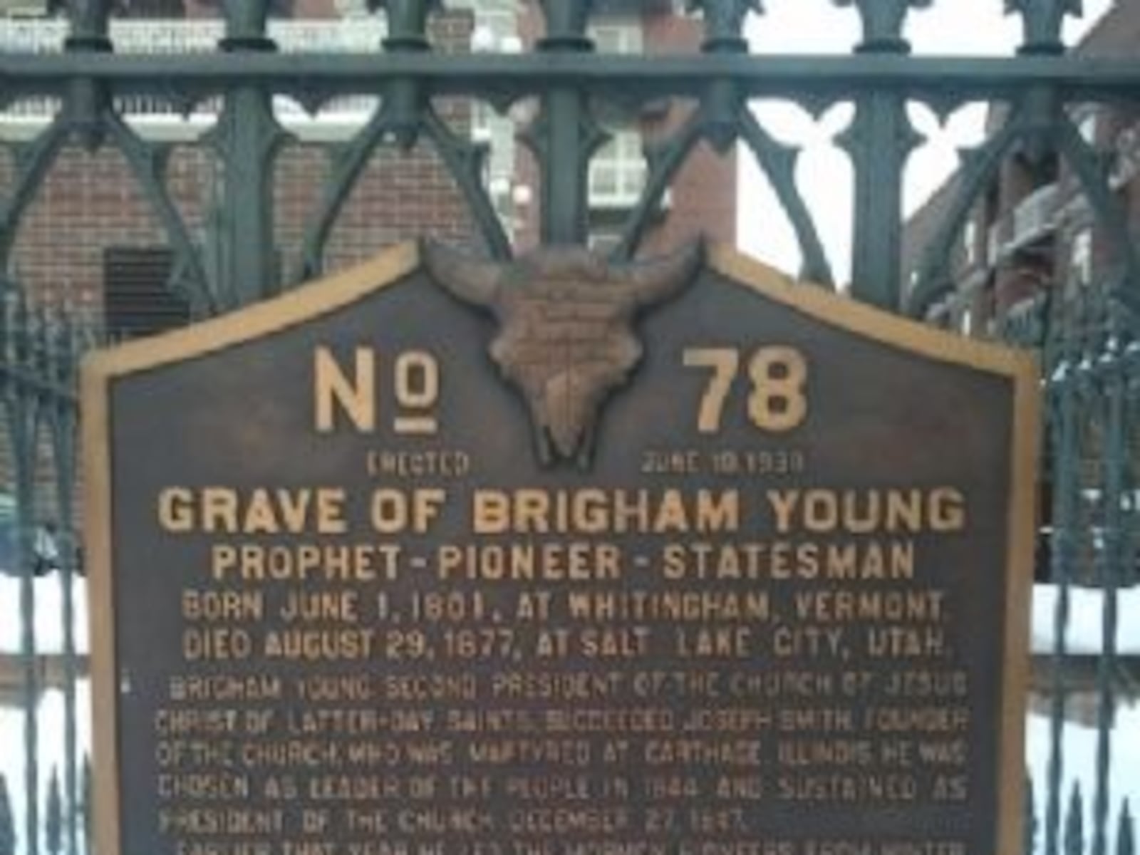Discover the unique burial site of Brigham Young and 10 facts from his