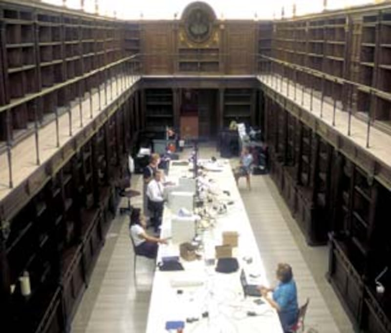Working in the Vatican Libary, BYU scholars image texts, some dating to the 5th and 6th centuries.