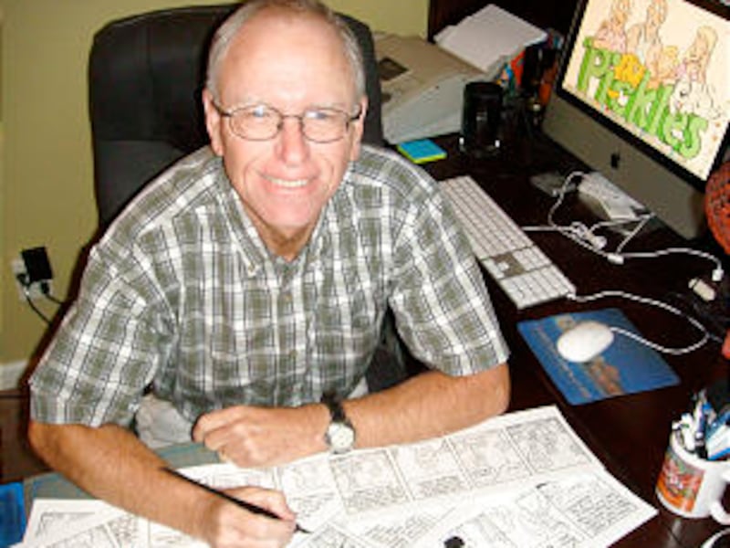 Brian Crane, whose comic strip "Pickles" is syndicated worldwide, believes the strip's values show h