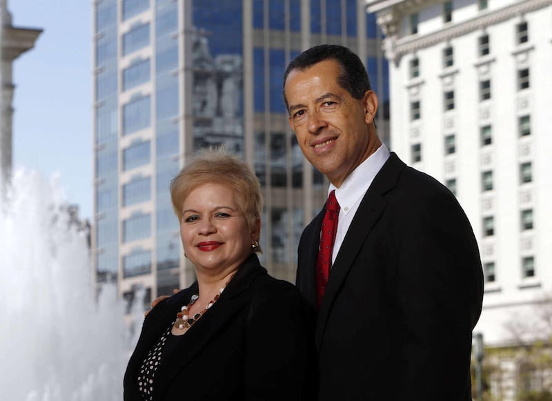 Elder Hugo E. Martinez and his wife, Sister Nuria Alvarez de Martinez.