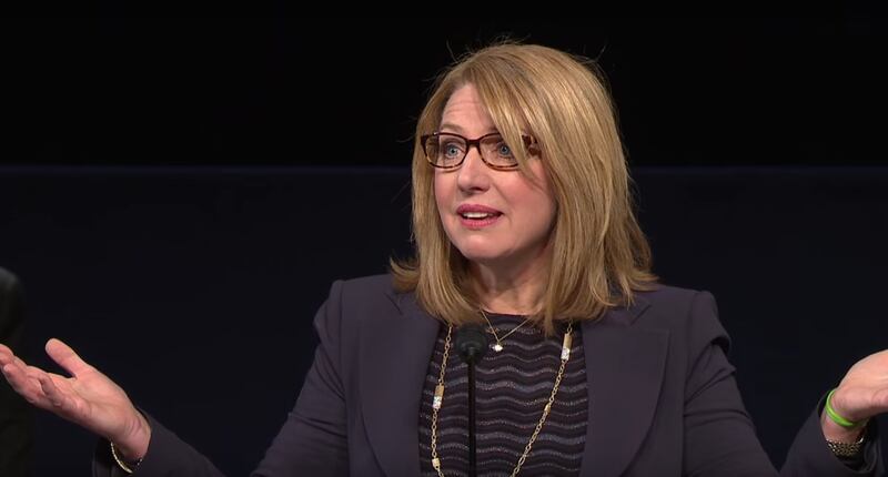 Liz Wiseman gives a forum, "The Power of Not Knowing," at Brigham Young University in 2016.
