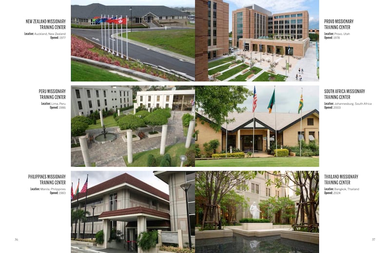 Pages 36-37 of the Missionary Work in The Church of Jesus Christ of Latter-day Saints magazine published in September 2026 includes photos of each currently operating missionary training center for the Church.