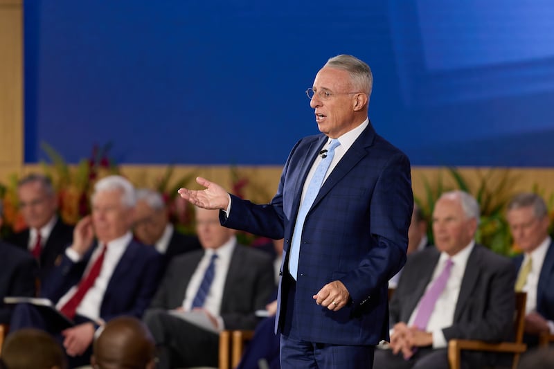 Elder Ulisses Soares speaks during the 2026 Seminar for New Mission Leaders on Thursday, June 18, 2026, held in the Provo Missionary Training Center in Provo, Utah.