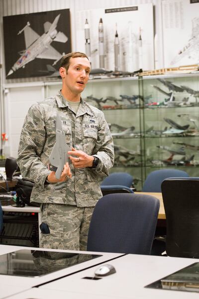 Latter-day Saint Air Force Academy cadet Richie Evans discusses his senior capstone project prior to the 2019 graduation.