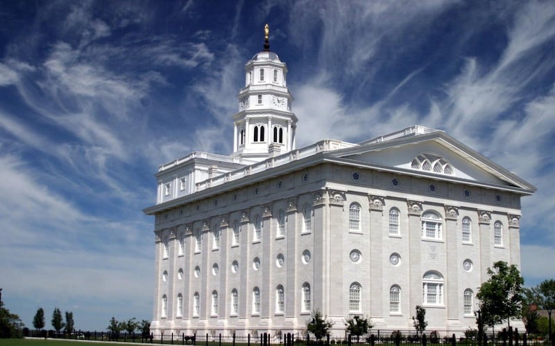 Originally dedicated in 1846, the Nauvoo Temple was rebuilt and then rededicated June 27, 2002.