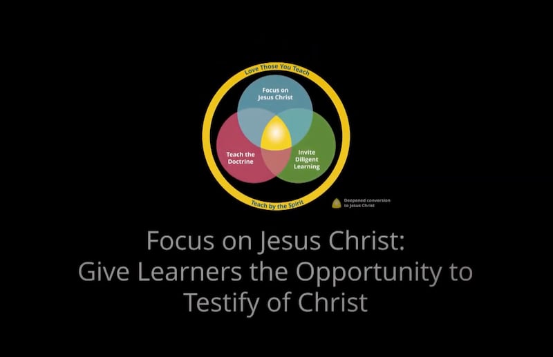 A graphic shows teachers and learners about the new 25-minute Sunday School class period in a video from The Church of Jesus Christ of Latter-day Saints to watch on Sunday, Sept. 6, 2026.
